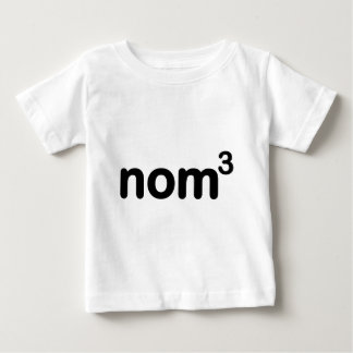 Camiseta Para Bebê Nom do nom de Nom