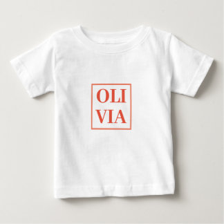 Camiseta Para Bebê NOME 4 OU 6 Letra (Consulte Correspondência do DA