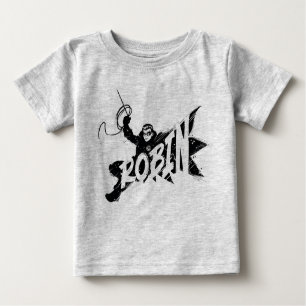 Camiseta Para Bebê Nome do Pincel Robin Ink