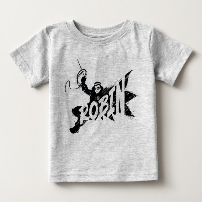 Camiseta Para Bebê Nome do Pincel Robin Ink (Frente)