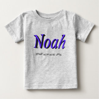 Camiseta Para Bebê Nome-Noah