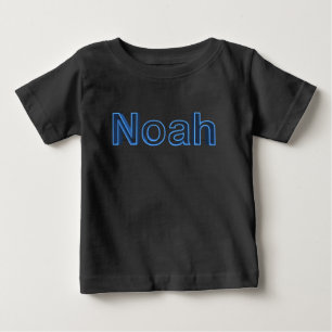 Camiseta Para Bebê Nome-Noé
