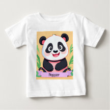 Nome Personalizado de Panda de Bebê