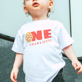 Camiseta Para Bebê Nome Personalizado do Primeiro Aniversário da Fest