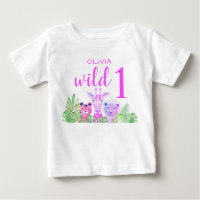 Nome Personalizado Menina Rosa Fera Selvagem Anima