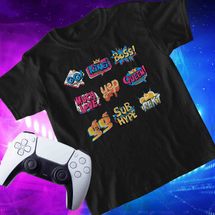 Camiseta Para Bebê Nome Personalizado Social no Jogador do Streamer B