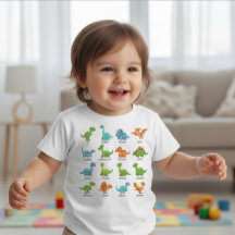 Nomes de Dinossauros Fofos Educativo