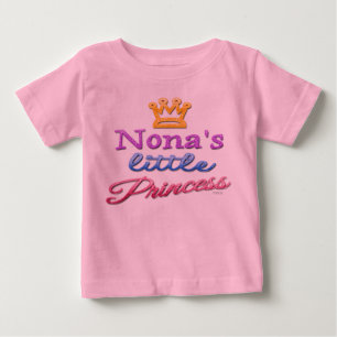 Camiseta Para Bebê Nona's Little Princess Toddler T-Shirt