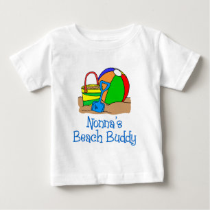 Camiseta Para Bebê Nonna Beach Buddy