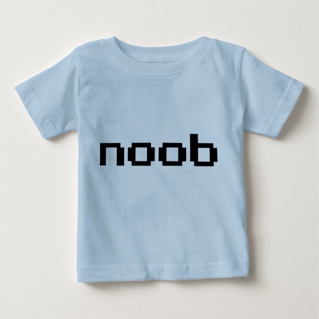 Camiseta Para Bebê noob (Frente)