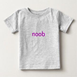 Camiseta Para Bebê Noob baby
