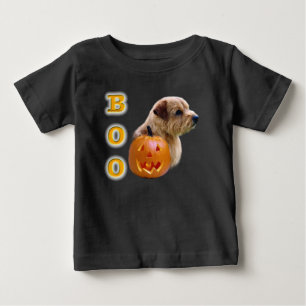 Camiseta Para Bebê Norfolk Terrier Halloween Boo