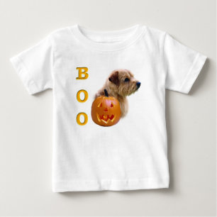 Camiseta Para Bebê Norfolk Terrier Halloween Boo