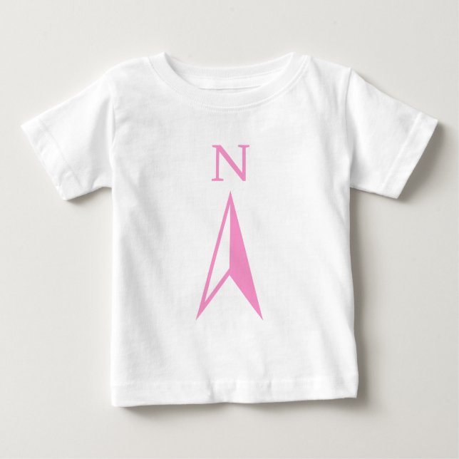 Camiseta Para Bebê Norte (Frente)