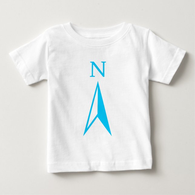 Camiseta Para Bebê Norte (Frente)