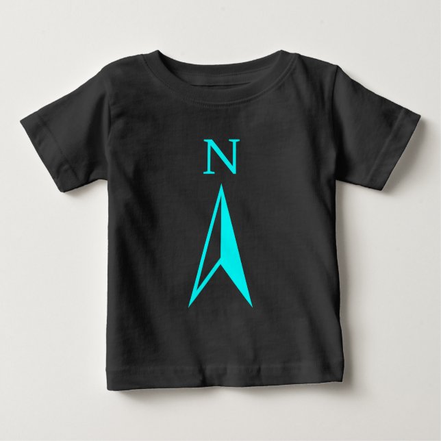 Camiseta Para Bebê Norte (Frente)