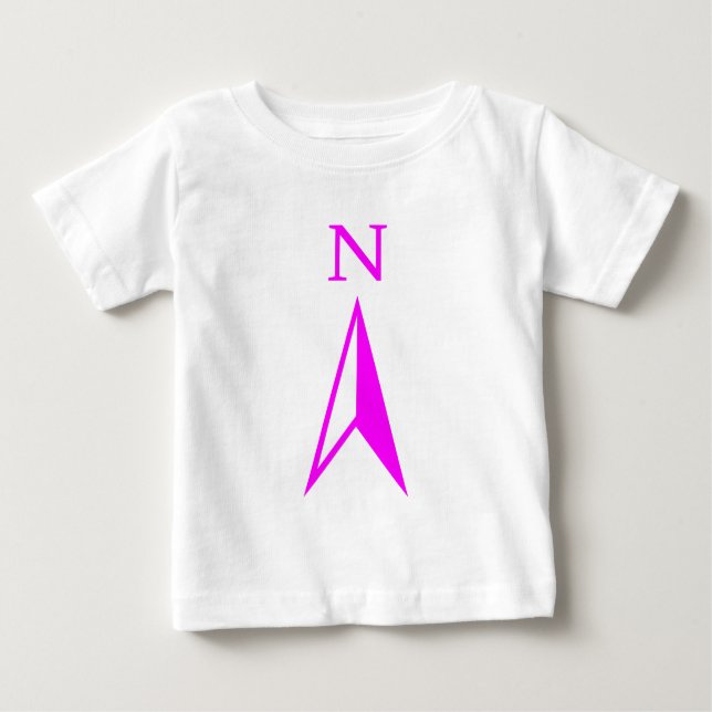 Camiseta Para Bebê Norte (Frente)
