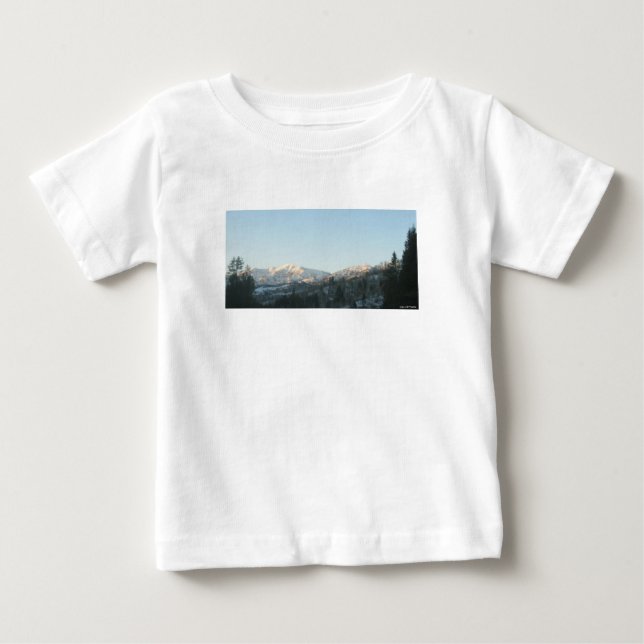 Camiseta Para Bebê Northern Rocky Mountain Forest  (Frente)