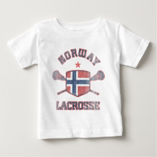 Camiseta Para Bebê Noruega-Vintage