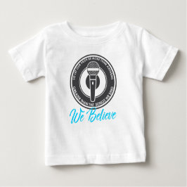 Camiseta Para Bebê Nós acreditamos o t-shirt do jérsei do bebê