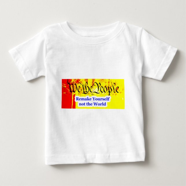 Camiseta Para Bebê Nós, As Pessoas, Nos Remombamos Do MUSEU Zazzle Gi (Frente)