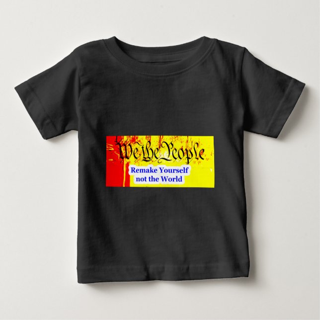 Camiseta Para Bebê Nós, As Pessoas, Nos Remombamos Do MUSEU Zazzle Gi (Frente)