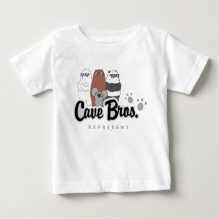 Camiseta Para Bebê Nós Bare Bears - Irmãos Cavernas. Representar