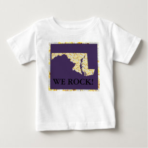CAMISETA PARA BEBÊ NÓS ROCK!
