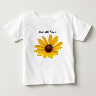 Camiseta Para Bebê Nossa Camiseta de Bebê Florzinha