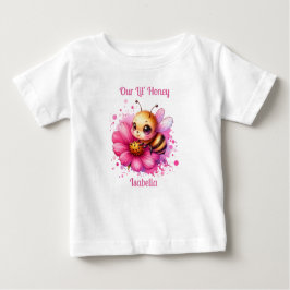Camiseta Para Bebê Nosso Mel Lil | Abelhas de mel personalizadas
