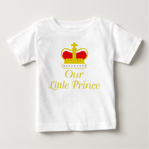 Camiseta Para Bebê Nosso Pequeno Príncipe