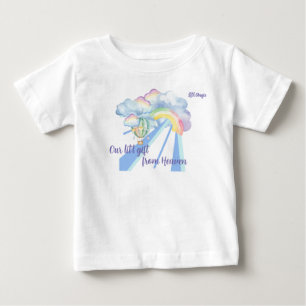 Camiseta Para Bebê "Nosso presentinho do Céu" Personalizável