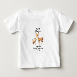 Camiseta Para Bebê Nosso Primeiro Dia das Mães Juntos