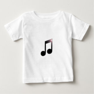 Camiseta Para Bebê Nota da música oitava