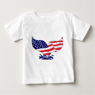 Camiseta Para Bebê Nova-Cauda-Baleia-[Convertido]