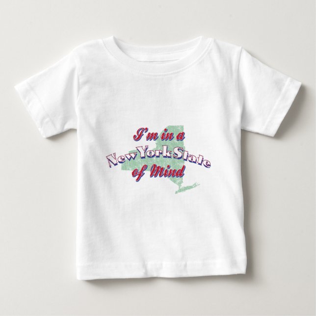 Camiseta Para Bebê Nova York (Frente)