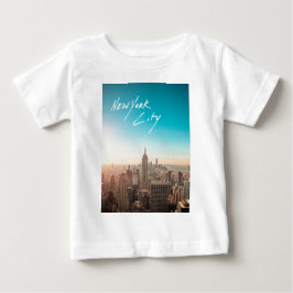 Camiseta Para Bebê Nova York