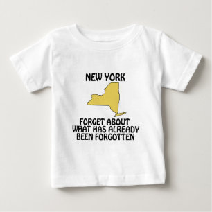 Camiseta Para Bebê Nova York - Esqueça O Que Já Foi