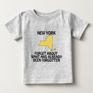Camiseta Para Bebê Nova York - Esqueça O Que Já Foi