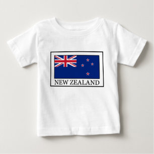 Camiseta Para Bebê Nova Zelândia
