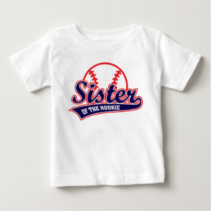 Camiseta Para Bebê Novato do Ano de Beisebol 1º Aniversário de Beiseb