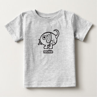 Camiseta Para Bebê novato do tuiteiro
