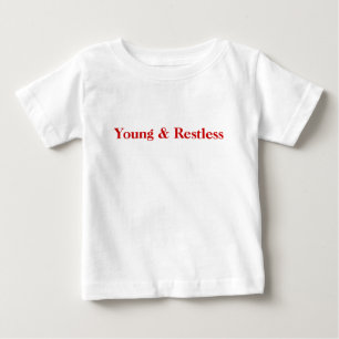 Camiseta Para Bebê Novo & agitado
