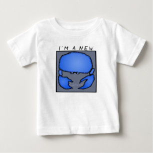 Camiseta Para Bebê Novo bebê nascido em Câncer Astrologia Zodíaco BT