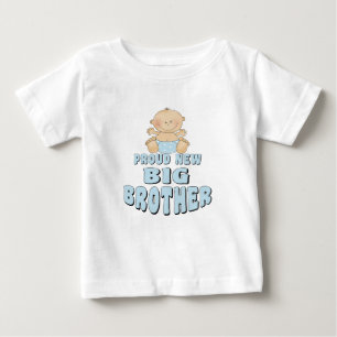 Camiseta Para Bebê Novo Grande Irmão