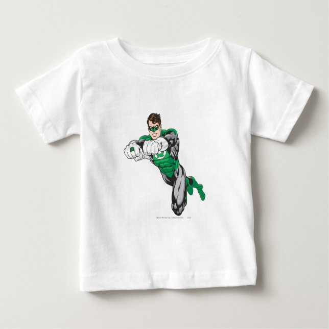 Camiseta Para Bebê Novo Lanterna Verde 1 (Frente)