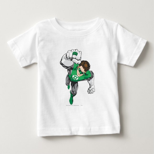 Camiseta Para Bebê Novo Lanterna Verde 6 (Frente)