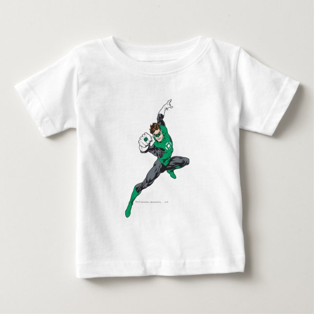 Camiseta Para Bebê Novo Lanterna Verde 7 (Frente)