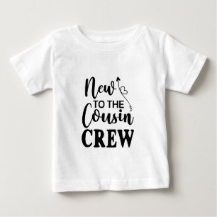 Camiseta Para Bebê Novo na Turma dos Primos