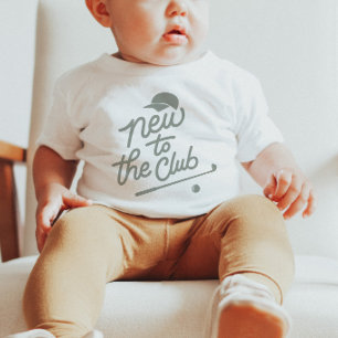 Camiseta Para Bebê Novo no Clube de Golfe
